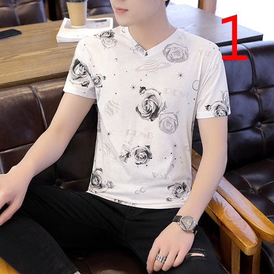 2014- Fashionable short sleeved, casual men's luxury clothing