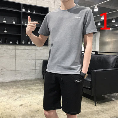 19022-Casual short sleeves, fashionable clothes