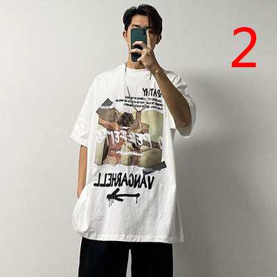 2031- Fashionable short sleeved, casual men's luxury clothing