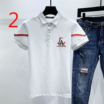 19003-Casual short sleeves, fashionable clothes