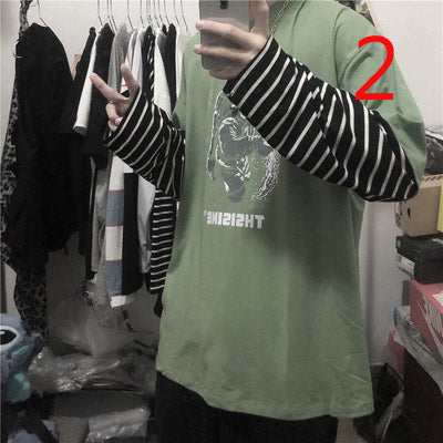 16039-Casual short sleeves, fashionable clothes