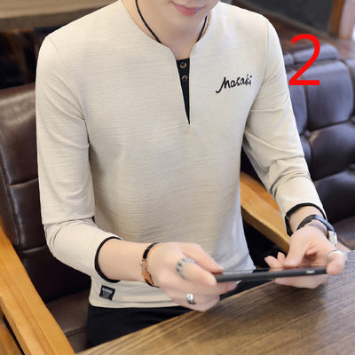 2041- Fashionable short sleeved, casual men's luxury clothing