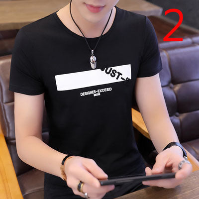 6541- Fashionable short sleeved, casual men's luxury clothing