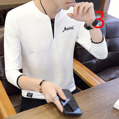 2041- Fashionable short sleeved, casual men's luxury clothing