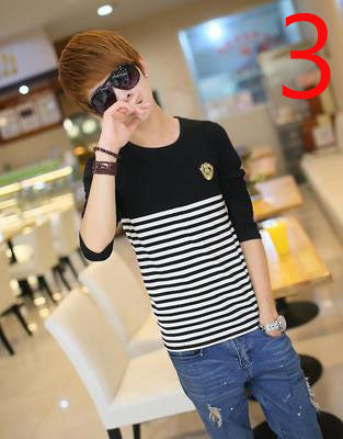 3053- Fashionable short sleeved, casual men's luxury clothing