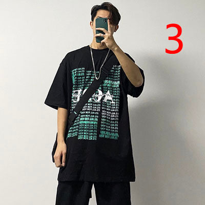 2031- Fashionable short sleeved, casual men's luxury clothing