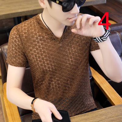 19018-Casual short sleeves, fashionable clothes