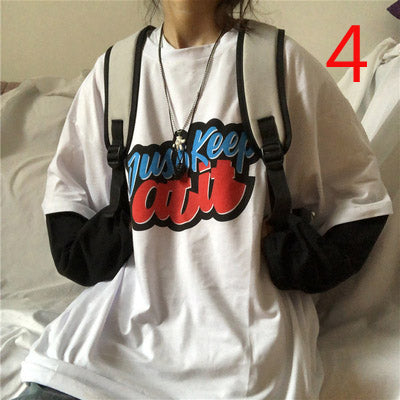 16039-Casual short sleeves, fashionable clothes