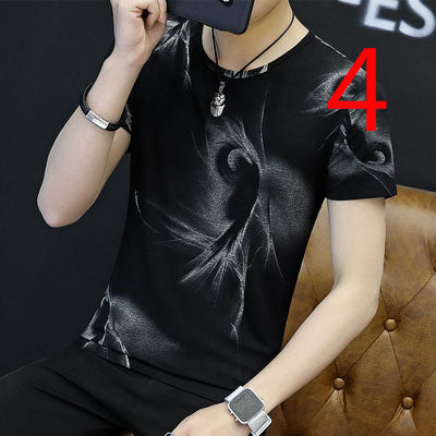 2063- Fashionable short sleeved, casual men's luxury clothing