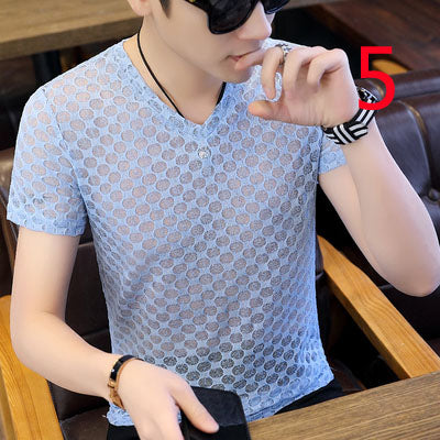 19018-Casual short sleeves, fashionable clothes