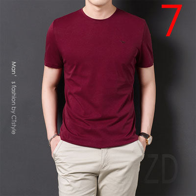 2063- Fashionable short sleeved, casual men's luxury clothing