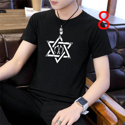 16056-Casual short sleeves, fashionable clothes
