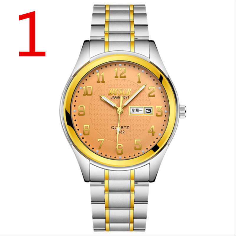 15041- Classic luxury leisure watch, stylish atmospheric watch