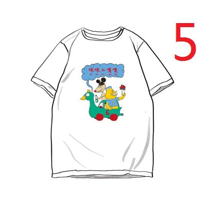 16054-Casual short sleeves, fashionable clothes