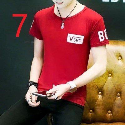 2052- Fashionable short sleeved, casual men's luxury clothing