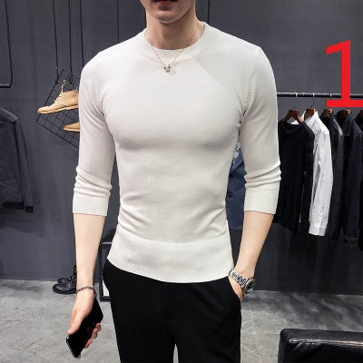 2075- Fashionable short sleeved, casual men's luxury clothing