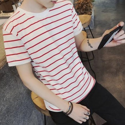 2155- Fashionable short sleeved, casual men's luxury clothing