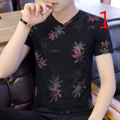 2034- Fashionable short sleeved, casual men's luxury clothing