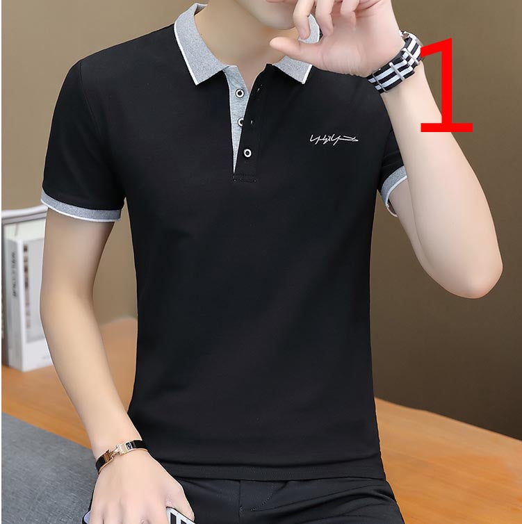 2165- Fashionable short sleeved, casual men's luxury clothing