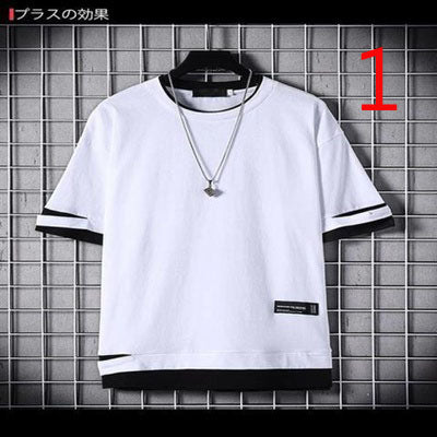 2168- Fashionable short sleeved, casual men's luxury clothing