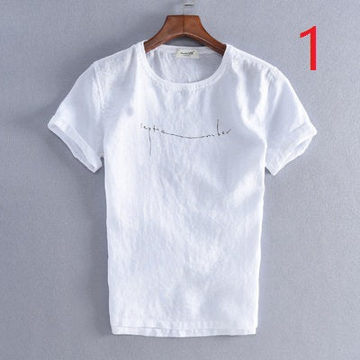 6523- Fashionable short sleeved, casual men's luxury clothing