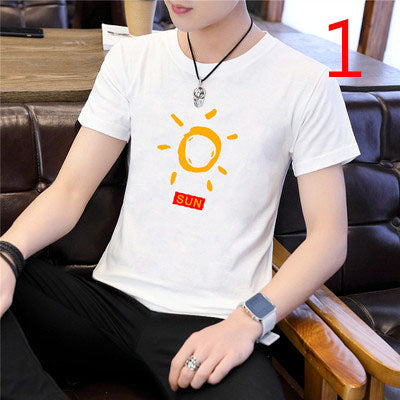 2089- Fashionable short sleeved, casual men's luxury clothing