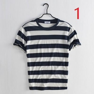 6536- Fashionable short sleeved, casual men's luxury clothing