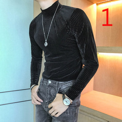 2158- Fashionable short sleeved, casual men's luxury clothing