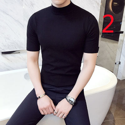 2147- Fashionable short sleeved, casual men's luxury clothing