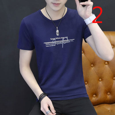 2191- Fashionable short sleeved, casual men's luxury clothing