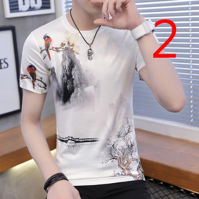 11743-Casual short sleeves, fashionable clothes