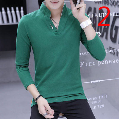 2077- Fashionable short sleeved, casual men's luxury clothing