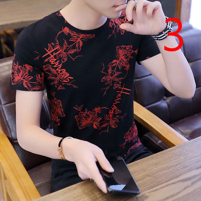 1158- Fashionable short sleeved, casual men's luxury clothing