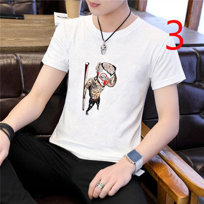 2089- Fashionable short sleeved, casual men's luxury clothing