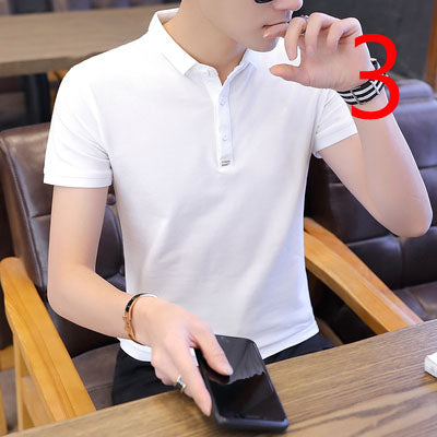 2106- Fashionable short sleeved, casual men's luxury clothing