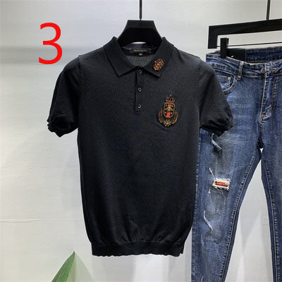 2167- Fashionable short sleeved, casual men's luxury clothing