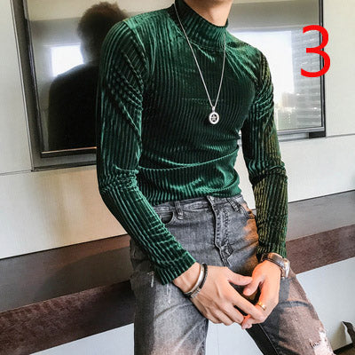 2158- Fashionable short sleeved, casual men's luxury clothing