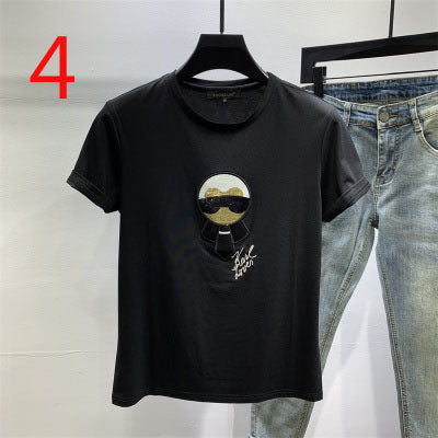 2072- Fashionable short sleeved, casual men's luxury clothing