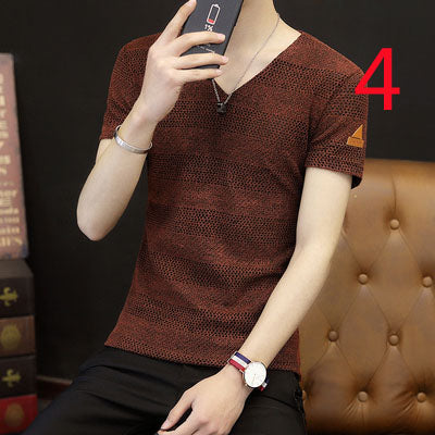 2131- Fashionable short sleeved, casual men's luxury clothing