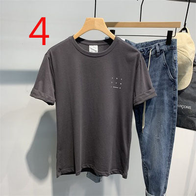 2182- Fashionable short sleeved, casual men's luxury clothing