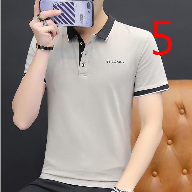 2165- Fashionable short sleeved, casual men's luxury clothing