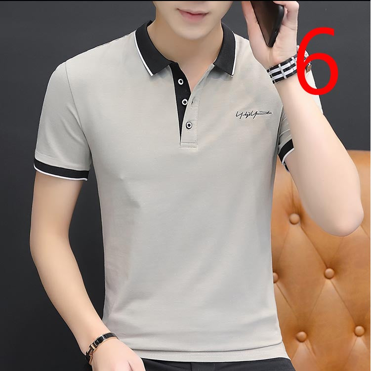 2165- Fashionable short sleeved, casual men's luxury clothing