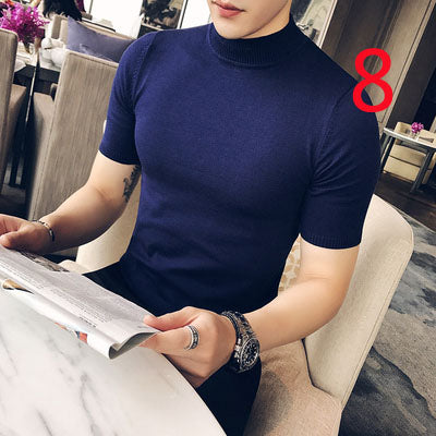 2147- Fashionable short sleeved, casual men's luxury clothing