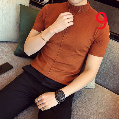 2147- Fashionable short sleeved, casual men's luxury clothing