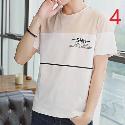 2056- Fashionable short sleeved, casual men's luxury clothing