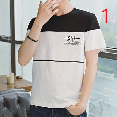 2056- Fashionable short sleeved, casual men's luxury clothing