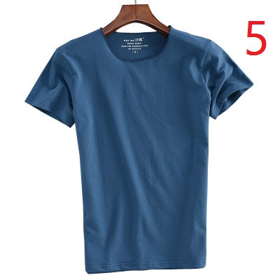 2129- Fashionable short sleeved, casual men's luxury clothing