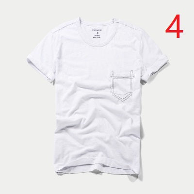 2211- Fashionable short sleeved, casual men's luxury clothing