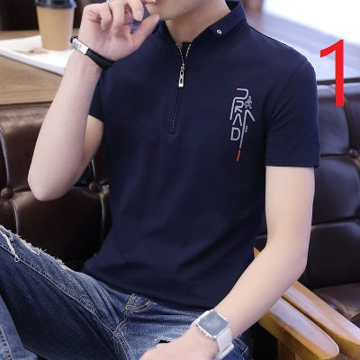 2119- Fashionable short sleeved, casual men's luxury clothing