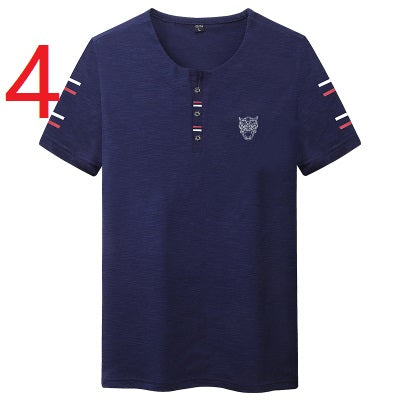 2172- Fashionable short sleeved, casual men's luxury clothing